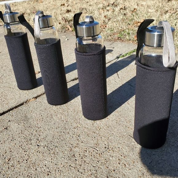 🖤Obsidian Point Glass Waterbottle🖤 - Picture 3 of 6